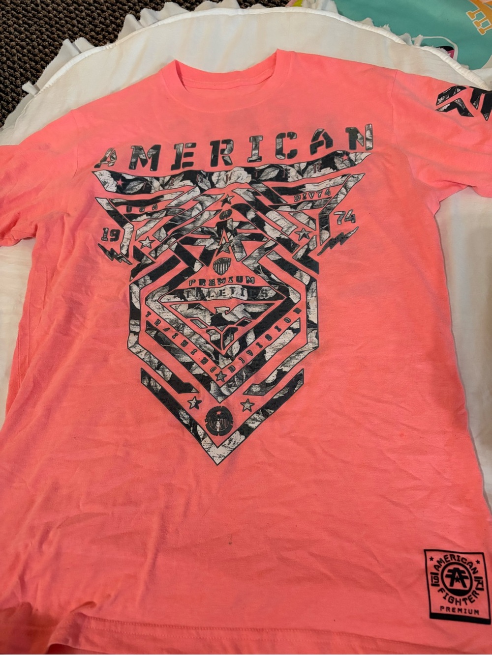 American Fighter Coral Graphic Short Sleeve Tee